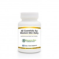 [프리미엄 프로 뉴트라슈티컬스] 유기농, 1일 1정~ 총체적인 여성 건강을 위한 여성 전용 종합 영양제 : 올 에센셜스 포 위민 원 데일리 60정/[Premium Pro Nutraceuticals] All Essentials for Women One daily 60 Tablets
